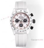 Swiss 7750 Rolex Daytona AET x ROLEX x Picasso Crossover Ceramic Watches Red-White Dial 40mm